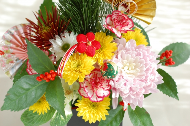 新年の訪れを花で彩る！
