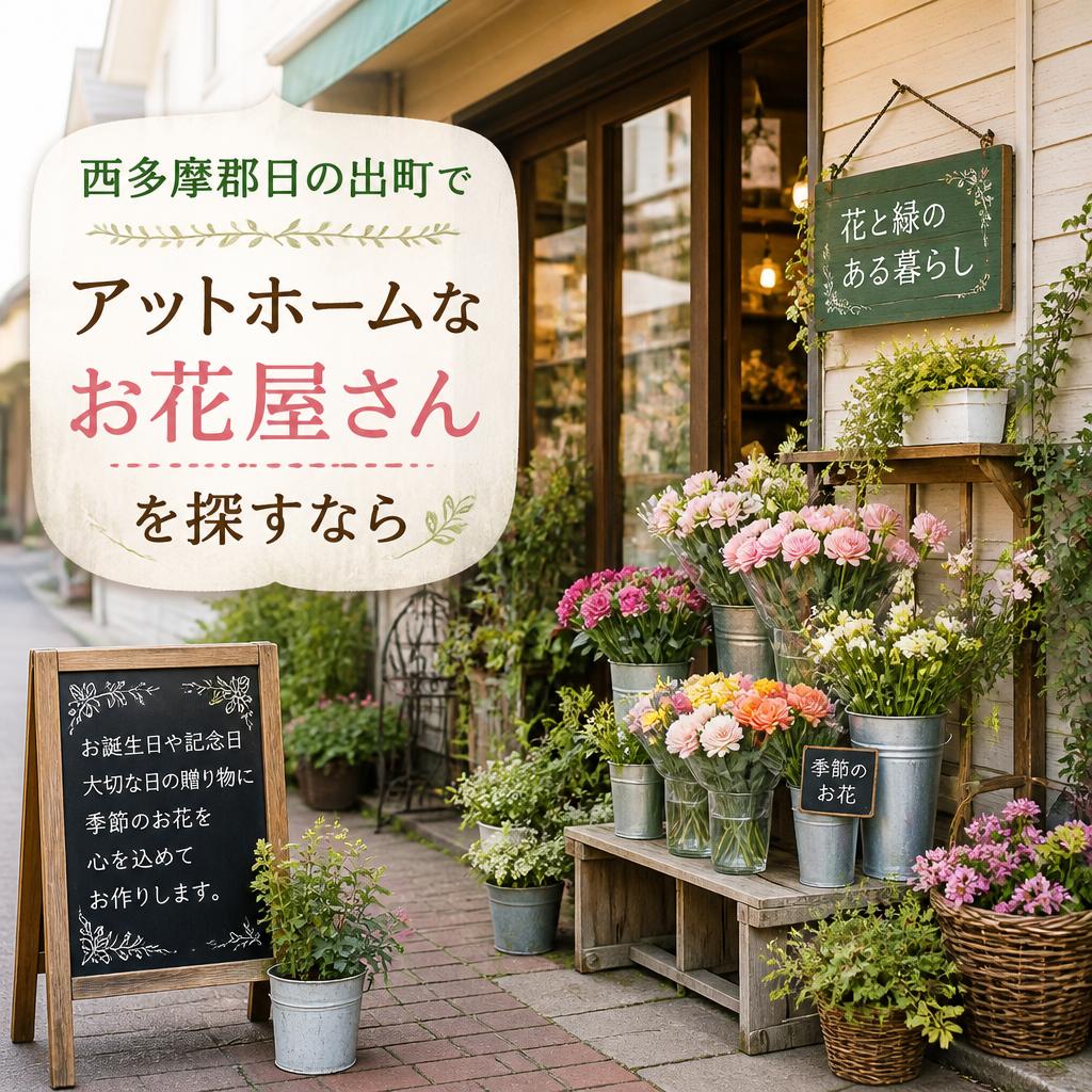 西多摩郡日の出町でアットホームなお花屋さんを探すなら