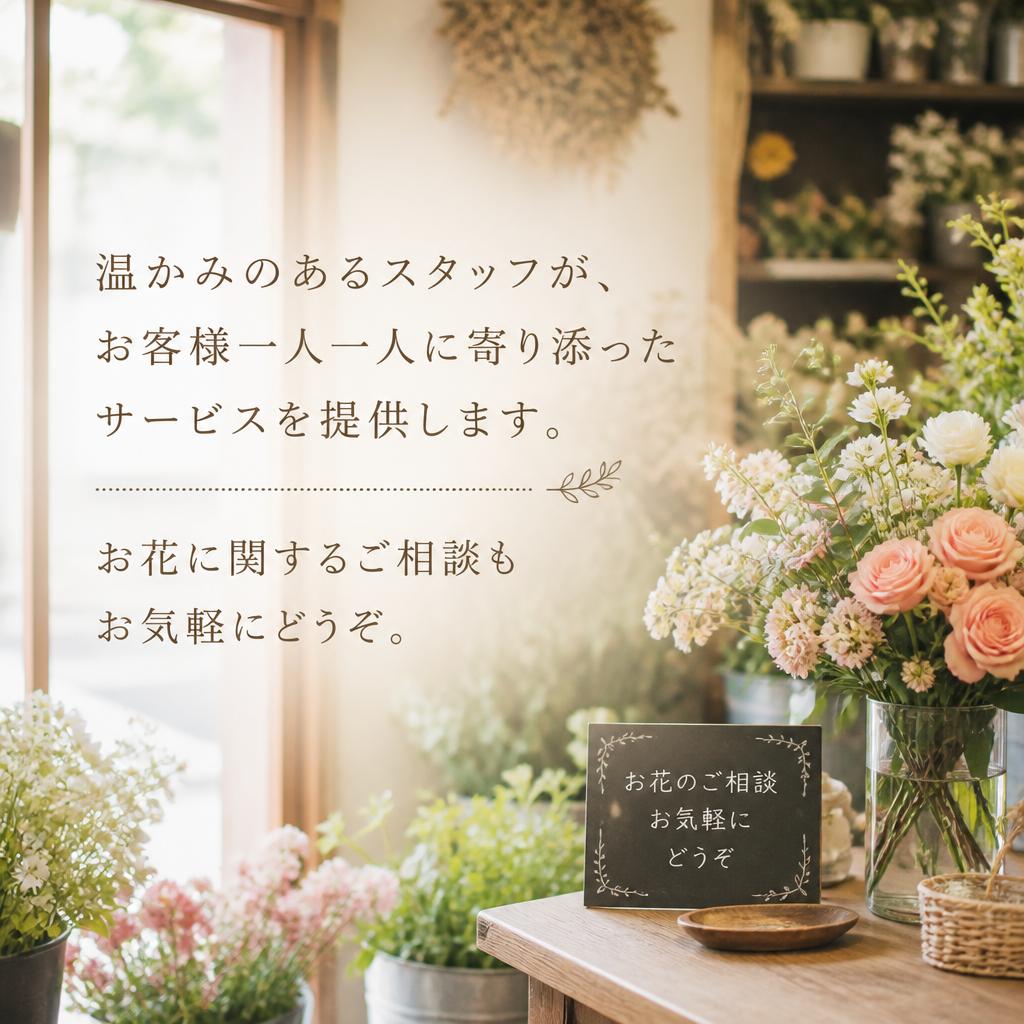 アットホームなサービス
