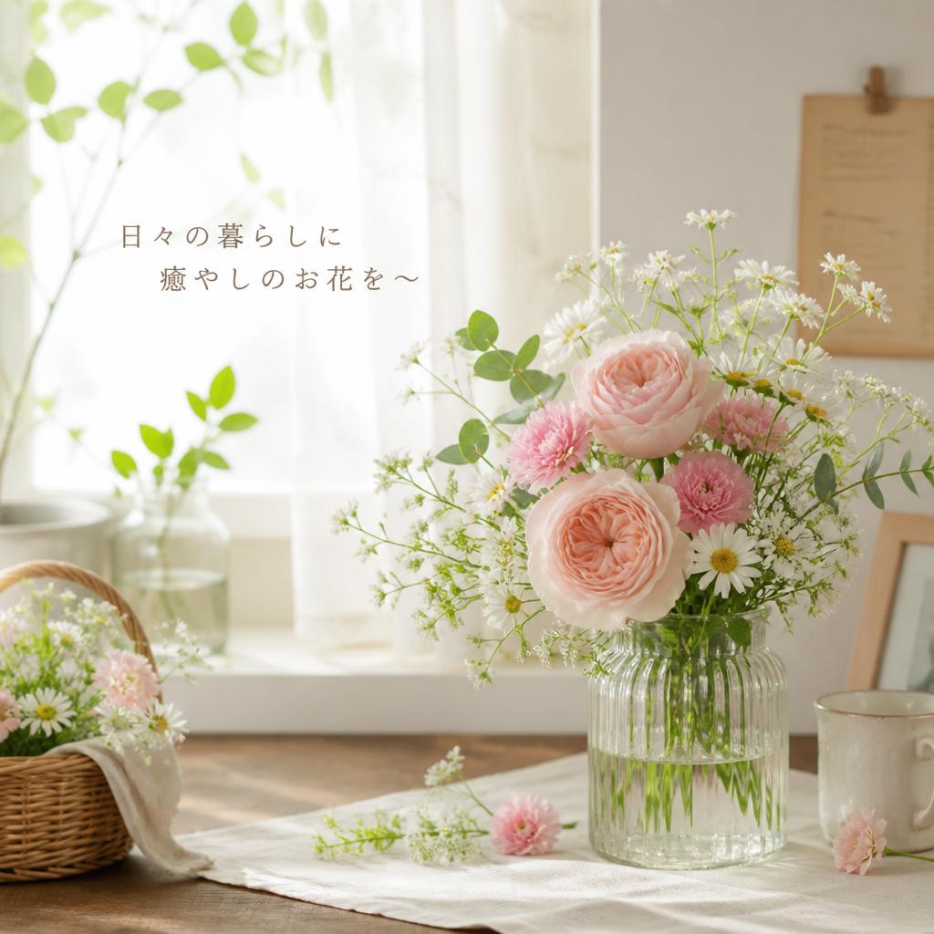 日々の暮らしに癒やしのお花を～