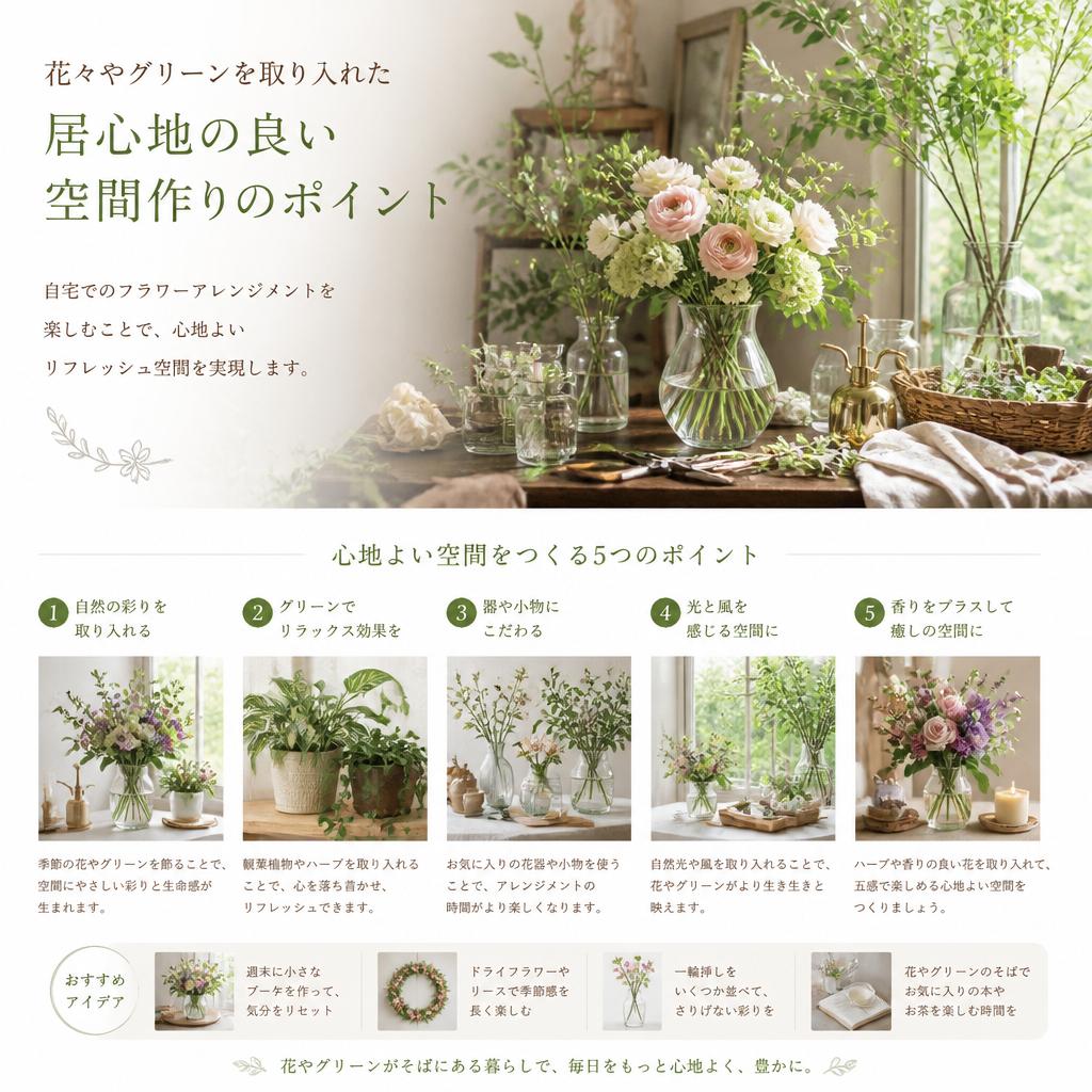 リフレッシュ空間の作り方