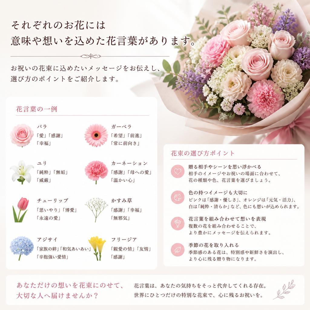 花言葉で伝える想い