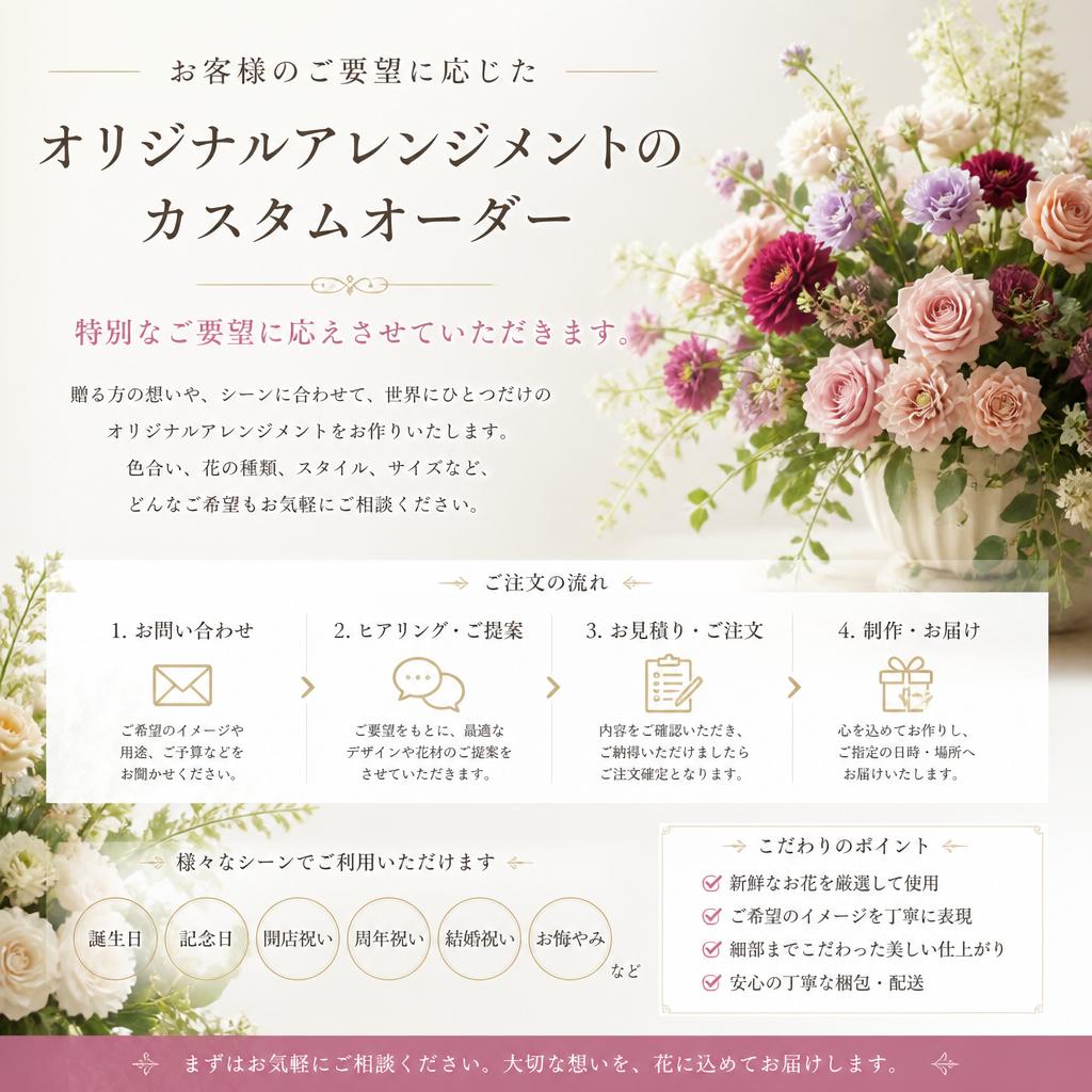 5. カスタムオーダーのご案内